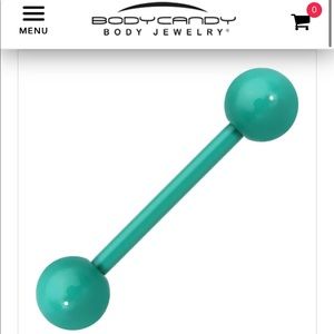 Body Candy Body Jewelry cute unopened green tongue ring from body candy jewelry